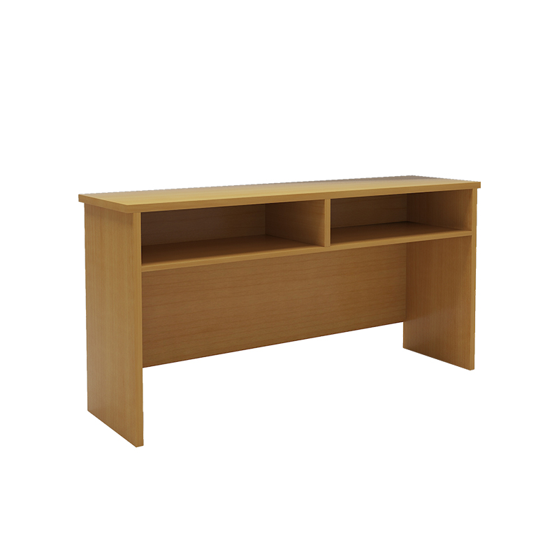 悦山 组合家具简约培训桌会议桌长条桌 枫木色 1500*400*750mm*1张